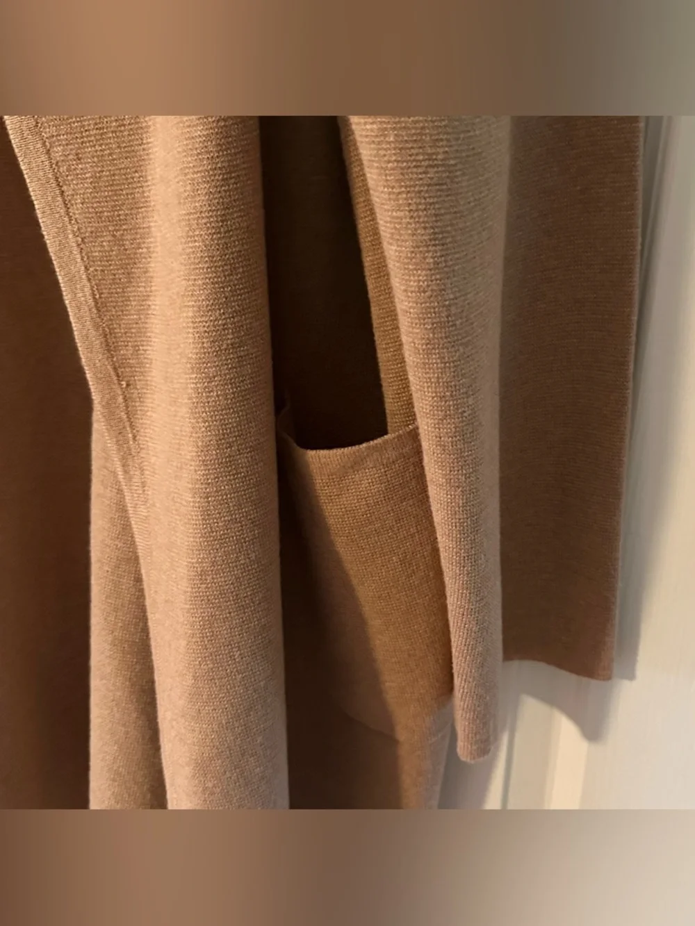 Women’s‎ Plus J. Crew 365 Merino Wool Blend Cardigan Classic Monochrome Tan XXL.